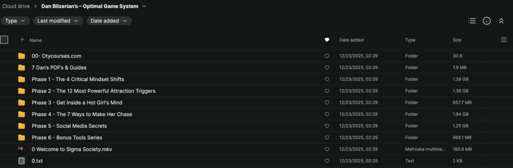 Dan Bilzerian – Optimal Game System