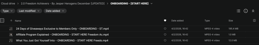 Jesper Hensgens – Freedom Achievers v2 – 2025 December Release