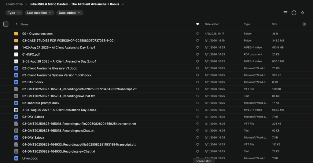 Luke Mills & Mario Castelli – The AI Client Avalanche + Bonus