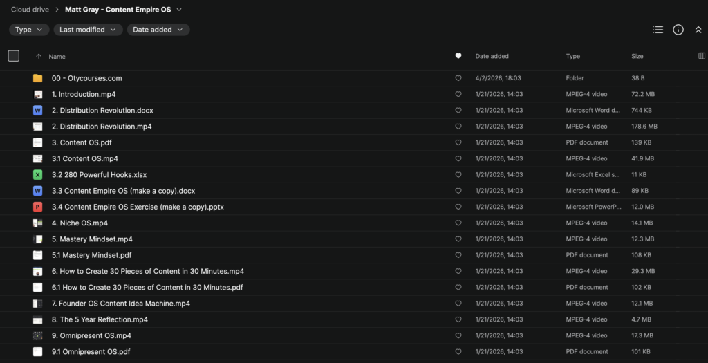 Matt Gray – Content Empire OS