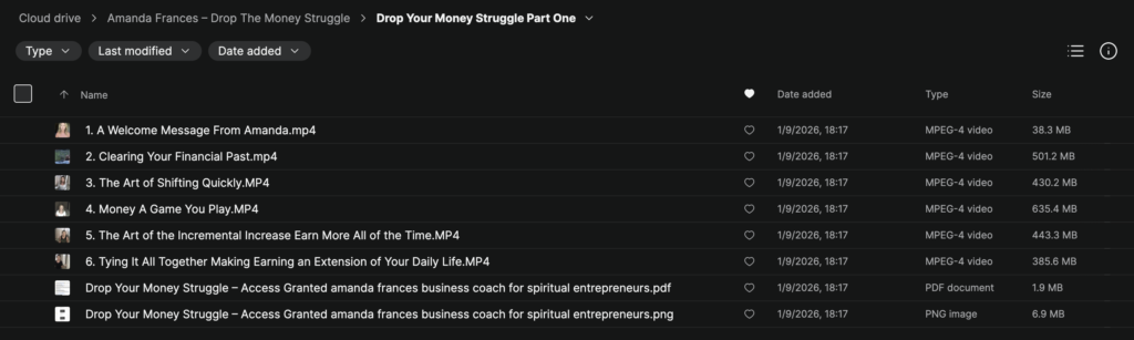 Amanda Frances – Drop The Money Struggle