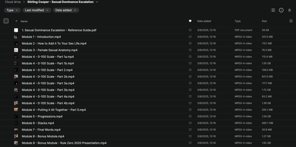 Stirling Cooper – Sexual Dominance Escalation